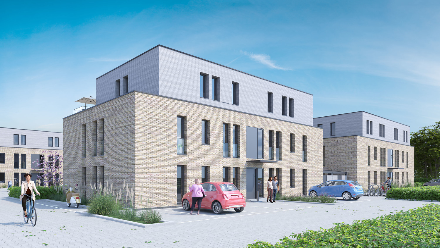 Exklusive Lage: 5-Parteienhaus im KfW-40 QNG Standard