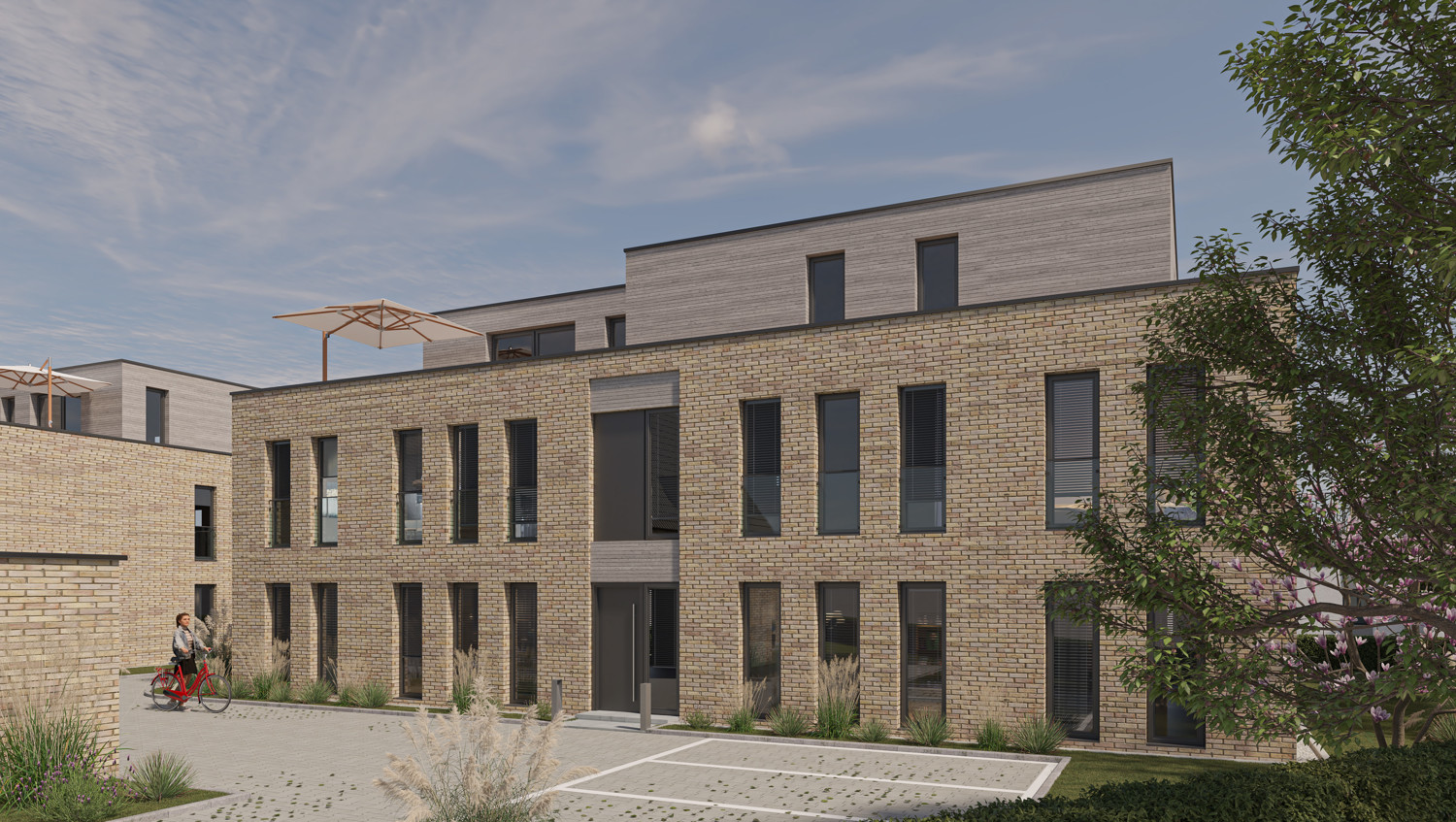 Neubau: Gehobene Obergeschosswohnung in idealer Lage