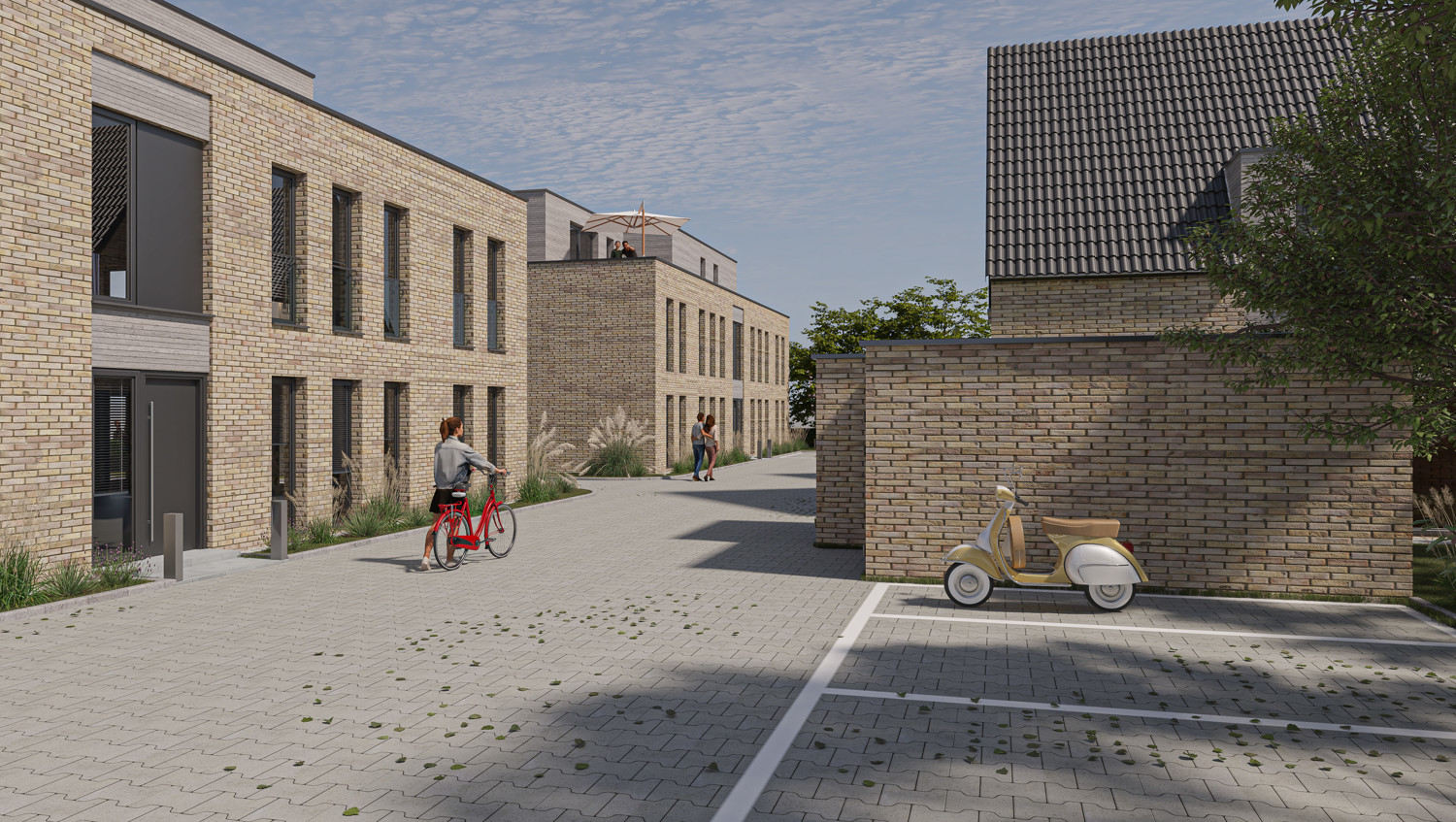 Neubau: Gehobene Obergeschosswohnung in idealer Lage