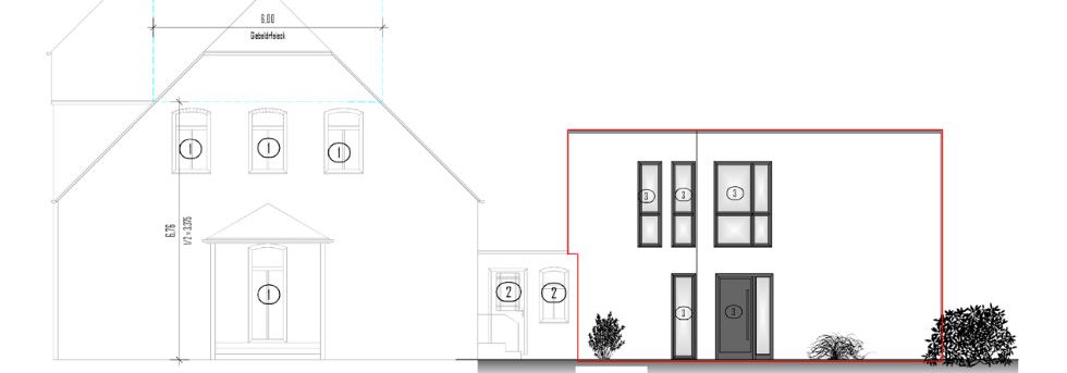 Ideal für Paare: Energieeffizienter Neubau als Anbau