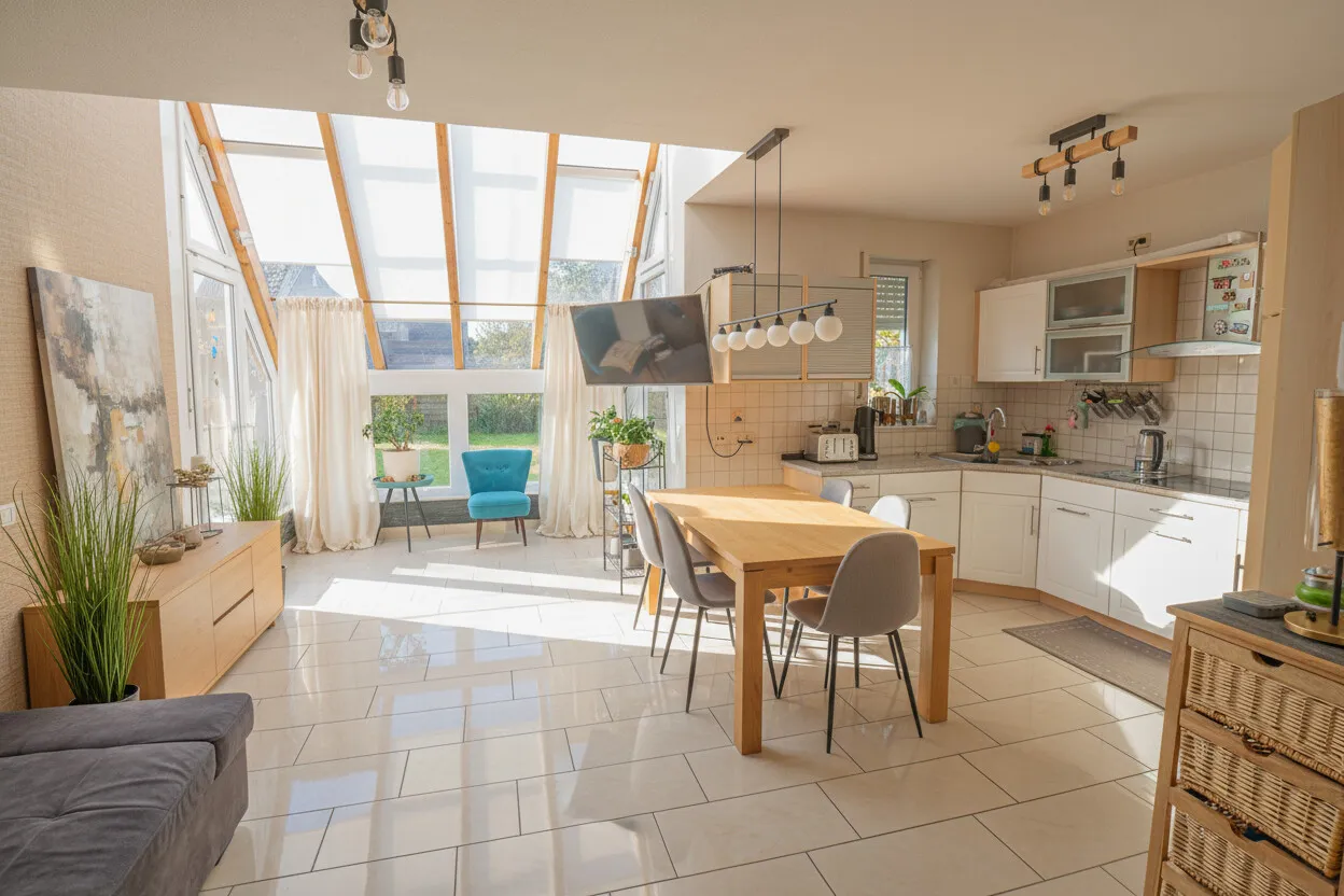 Votre nouvelle maison à Quakenbrück : Maison individuelle avec véranda