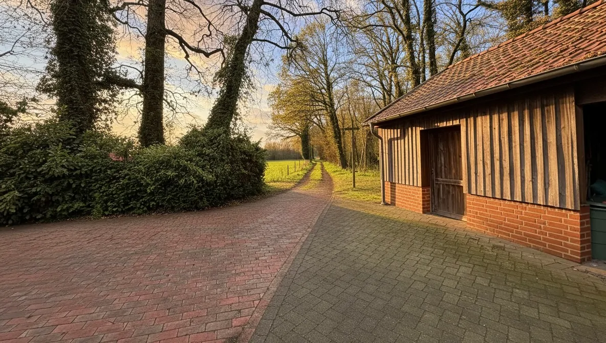 Fachwerktraum in Alleinlage: Stilvolles Artland-Denkmal mit modernem Luxus