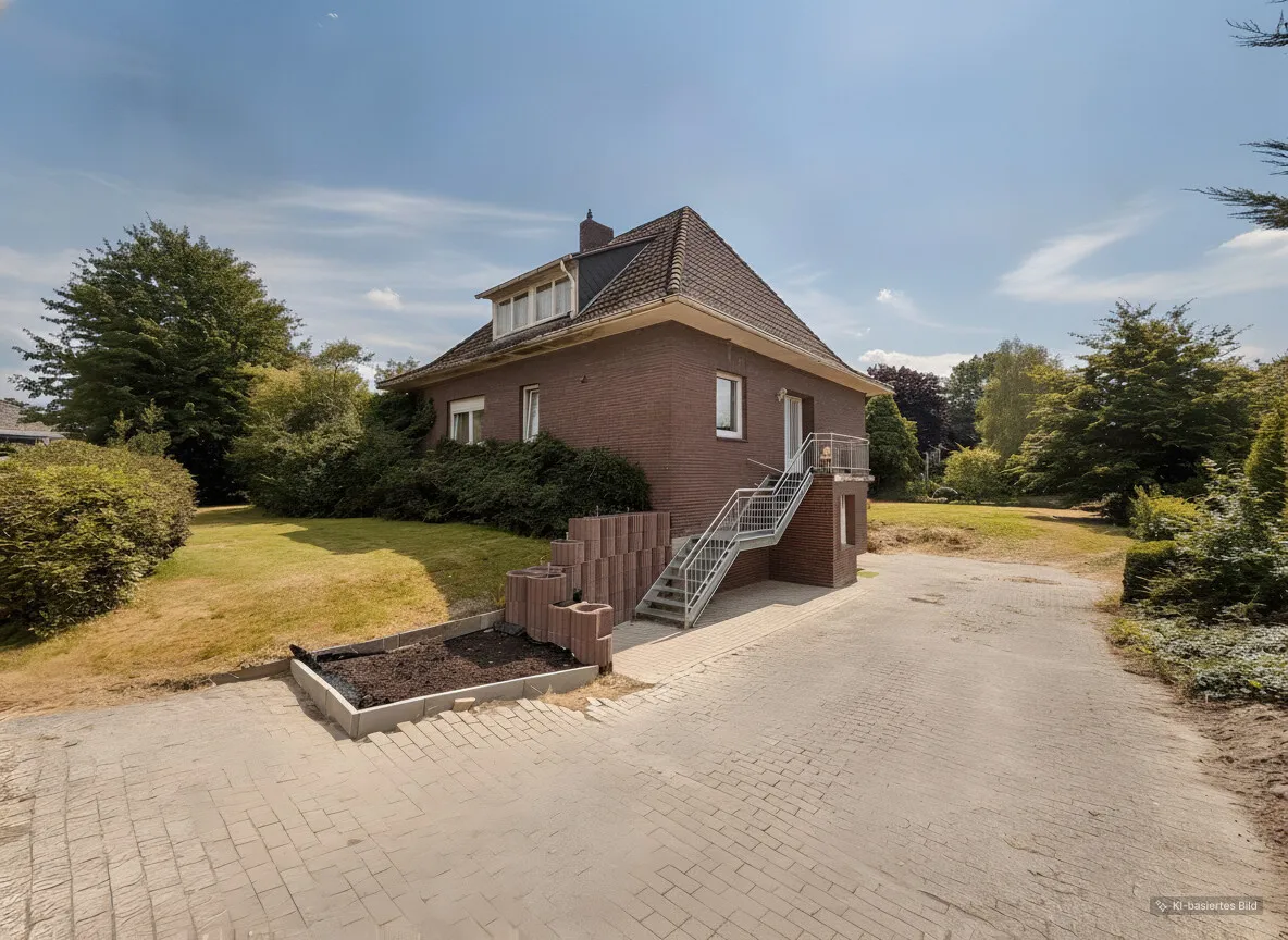 Ein Zuhause mit großzügigem Grundstück
