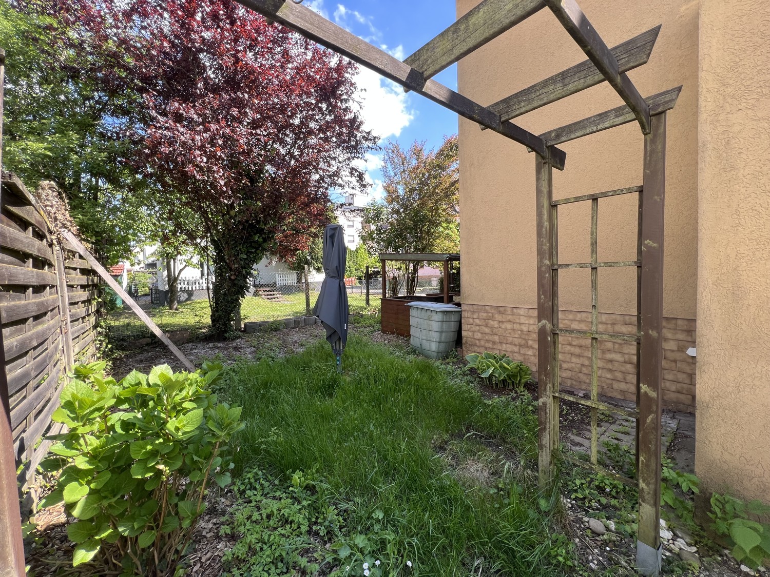 Garten hinten