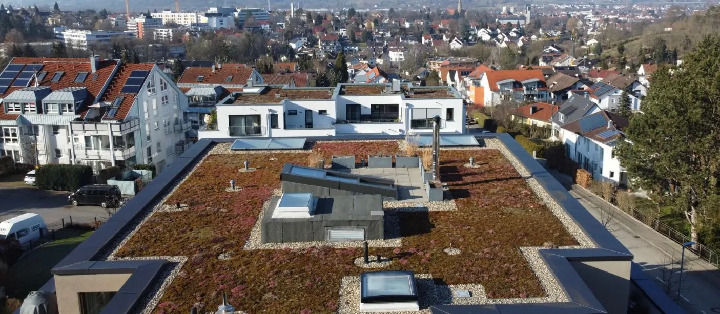 Luftbild Dach mit Blick über Schorndorf