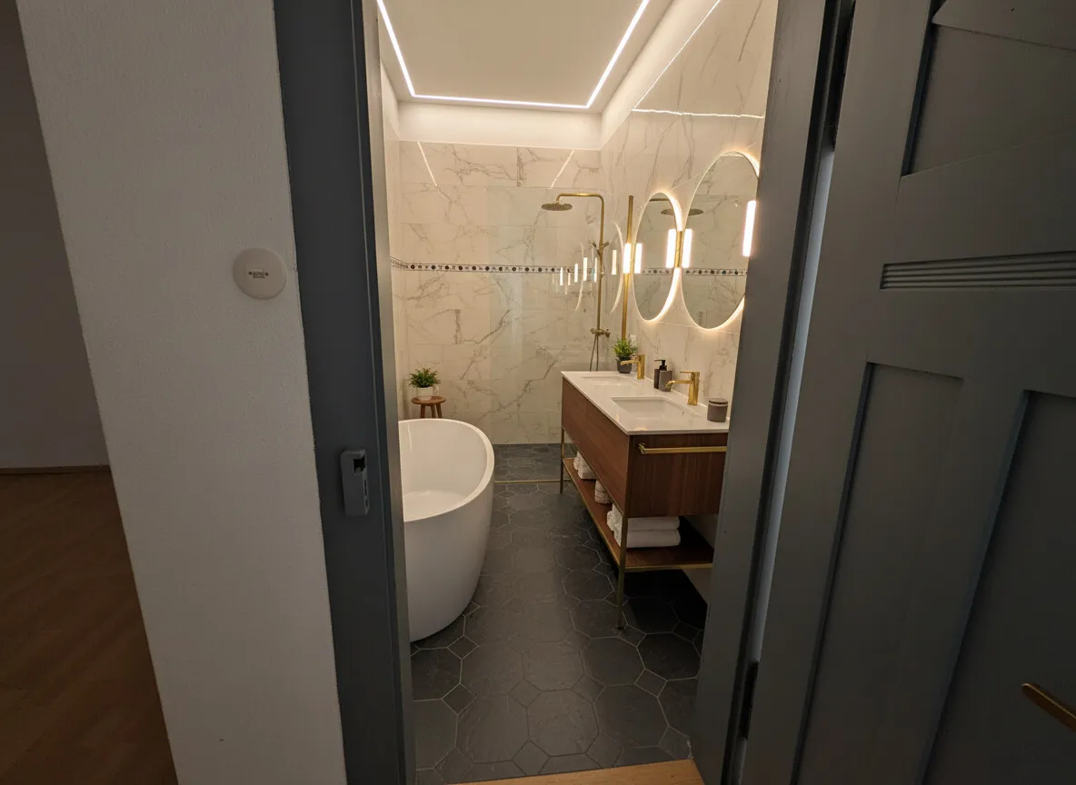Bad en Suite OG - Wohnbeispiel