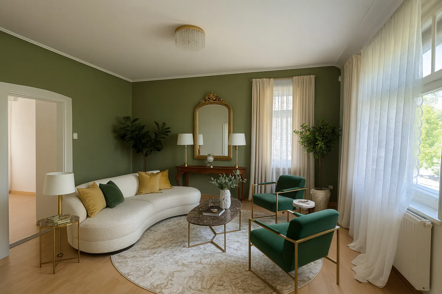 Wohnzimmer OG - Wohnbeispiel