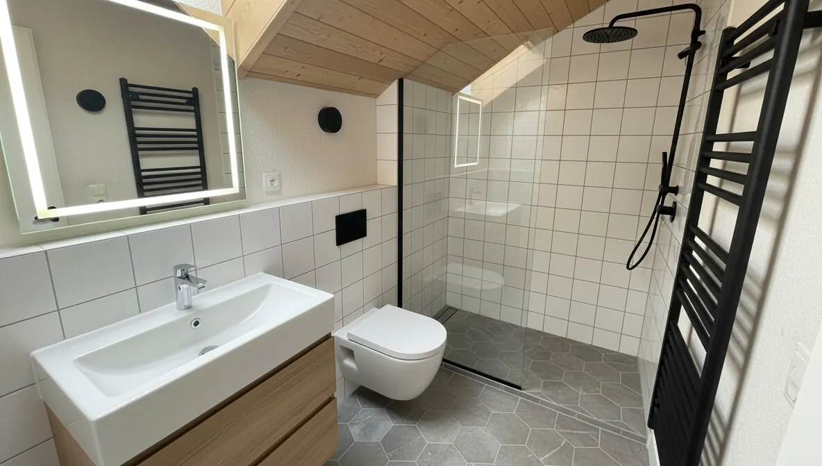 DG: Badezimmer - Wohnbeispiel