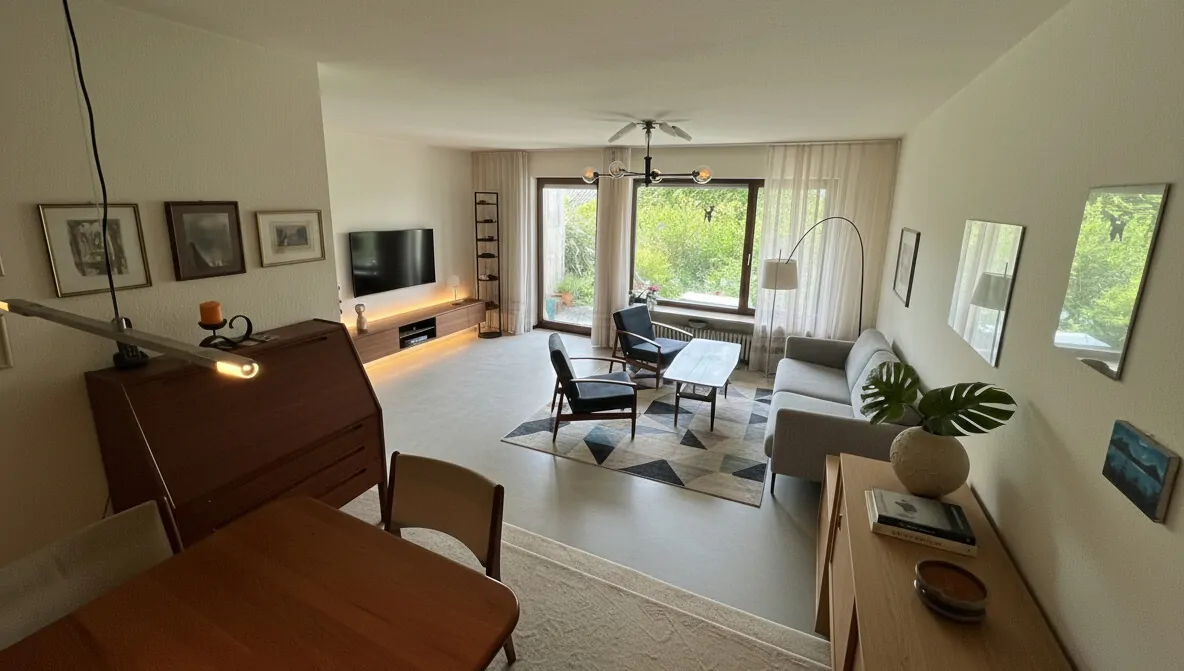 EG: Wohn- und Esszimmer - Wohnbeispiel