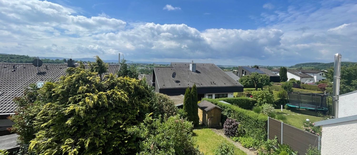 Aussicht vom Balkon