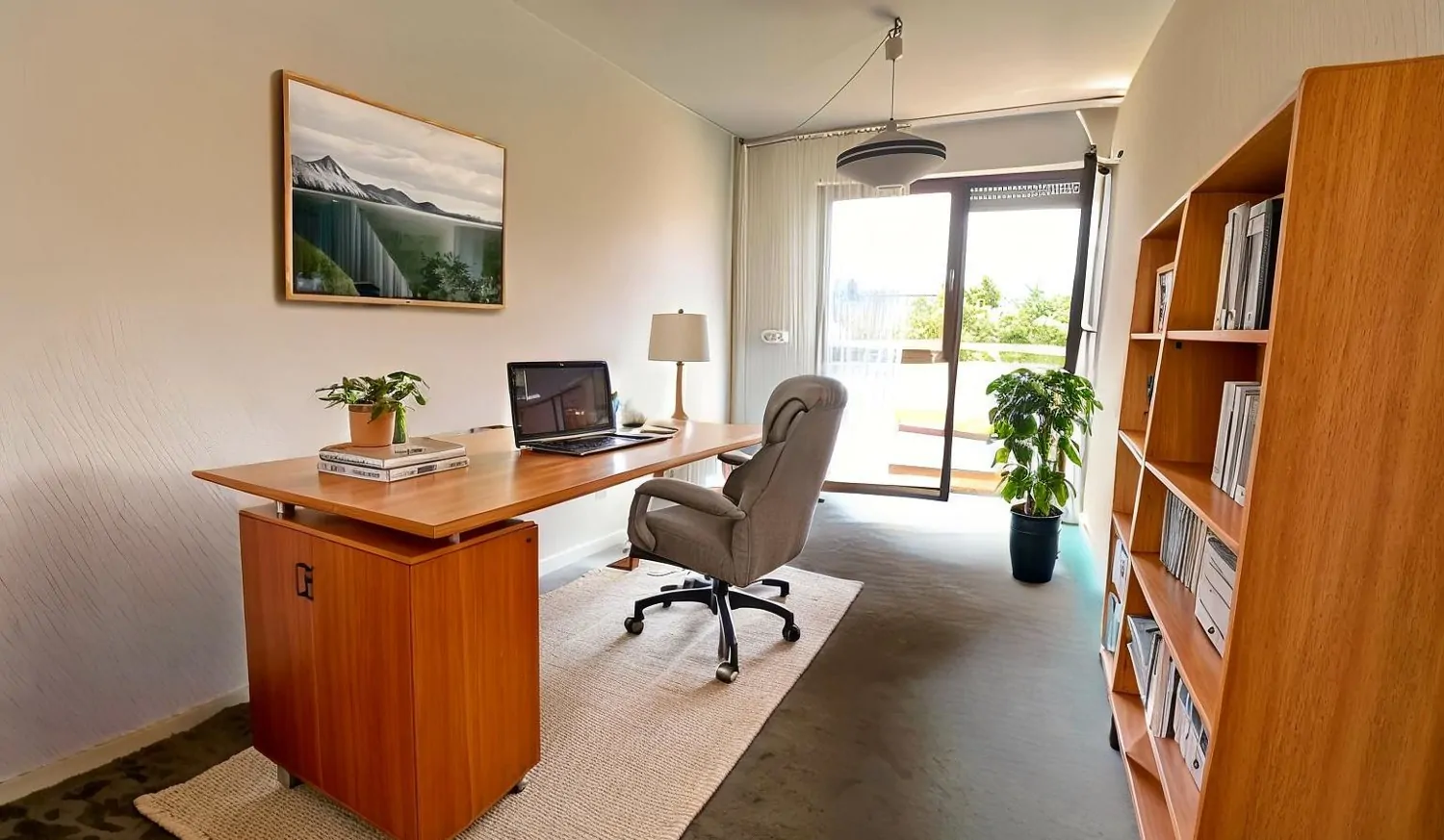 OG: Wohnbeispiel Arbeitszimmer