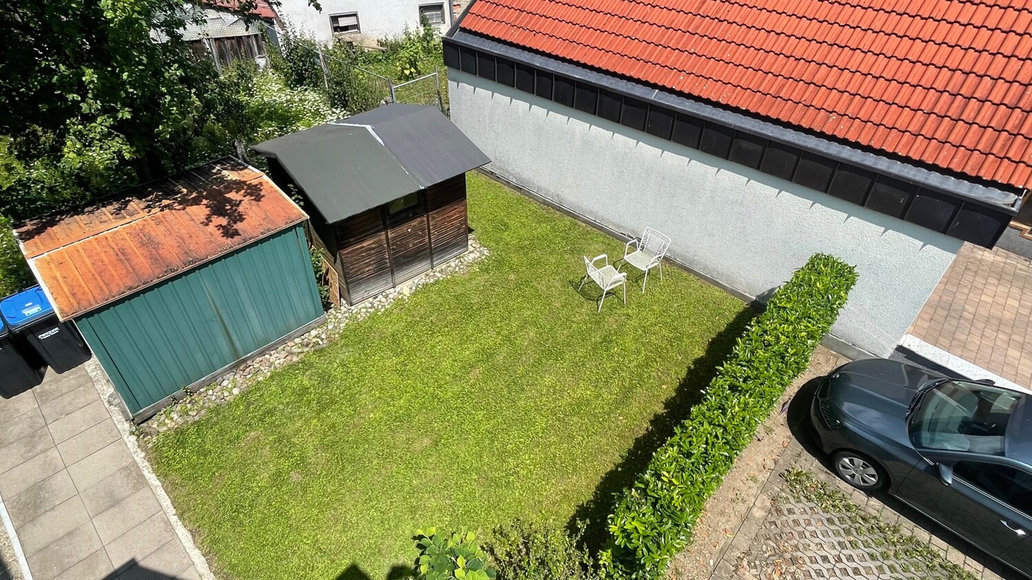 Blick vom Balkon