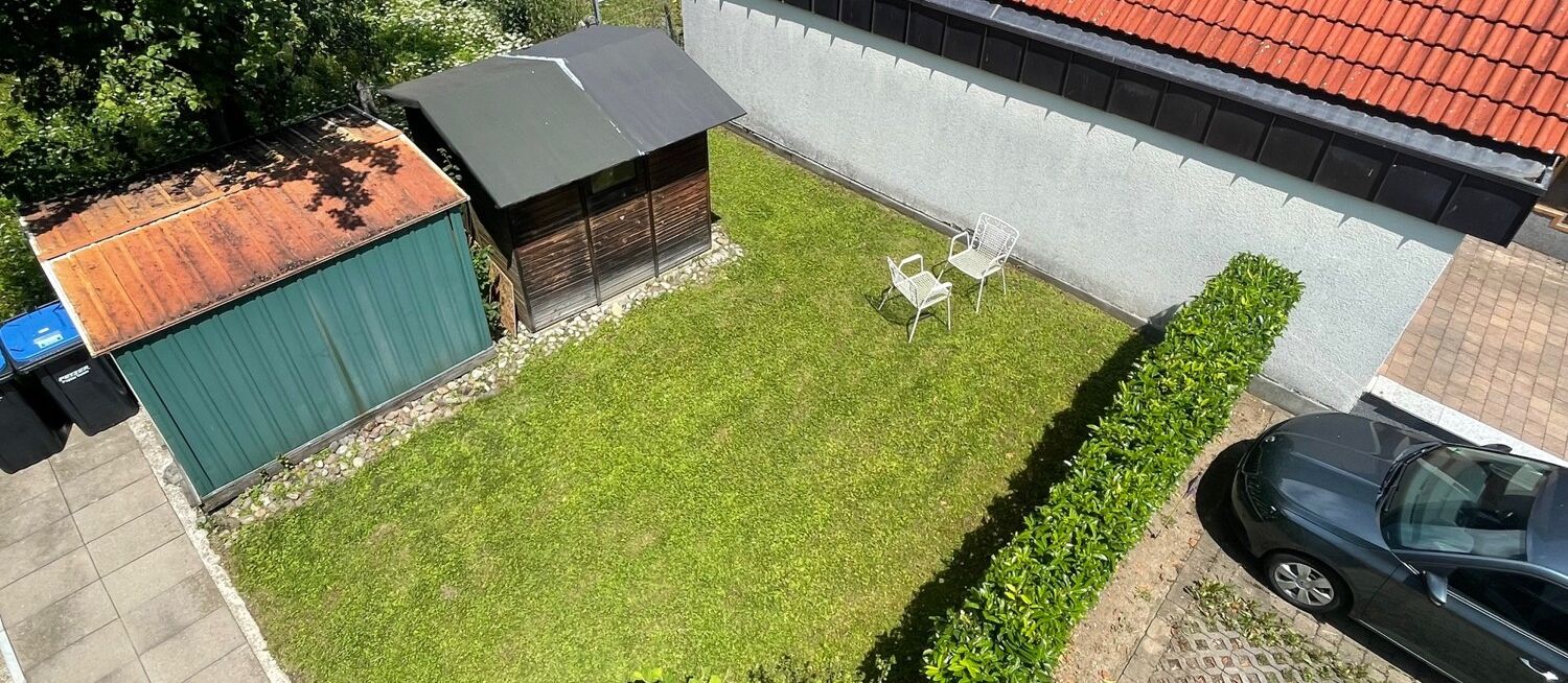 Blick vom Balkon