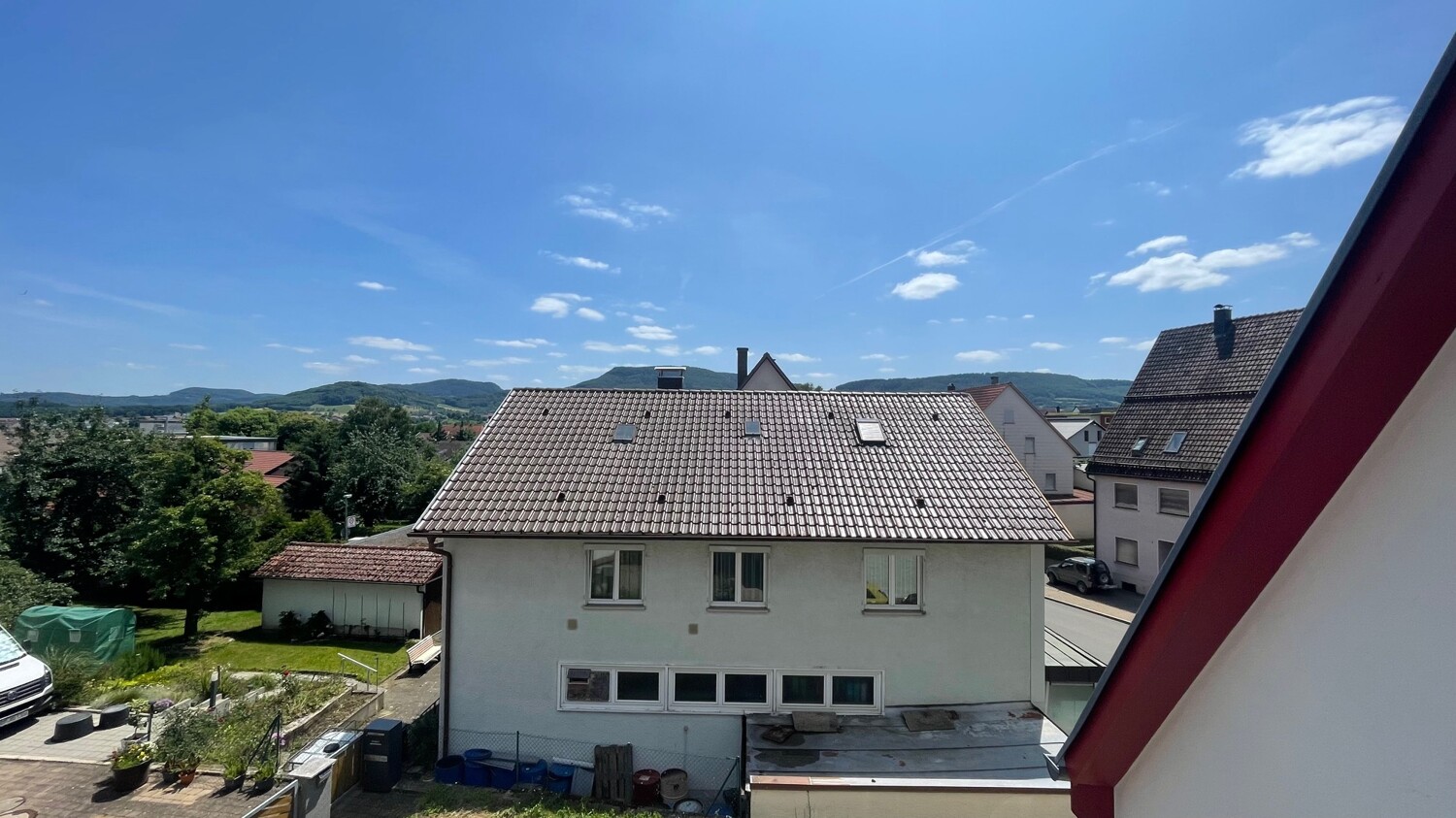 Ausblick vom Balkon