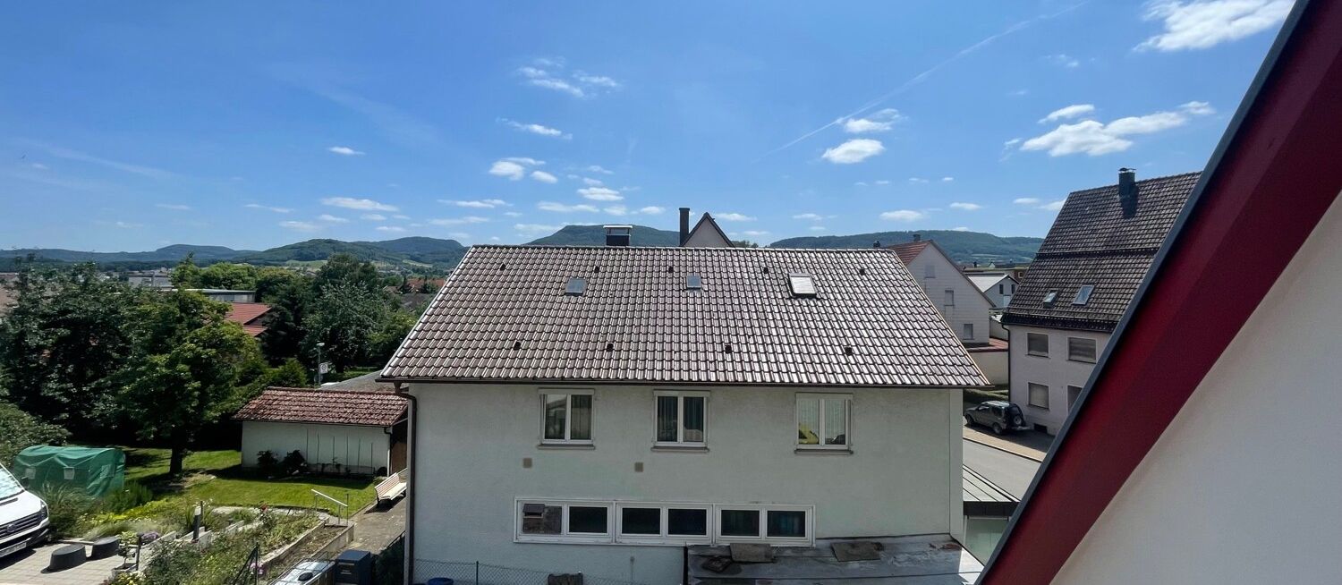 Ausblick vom Balkon