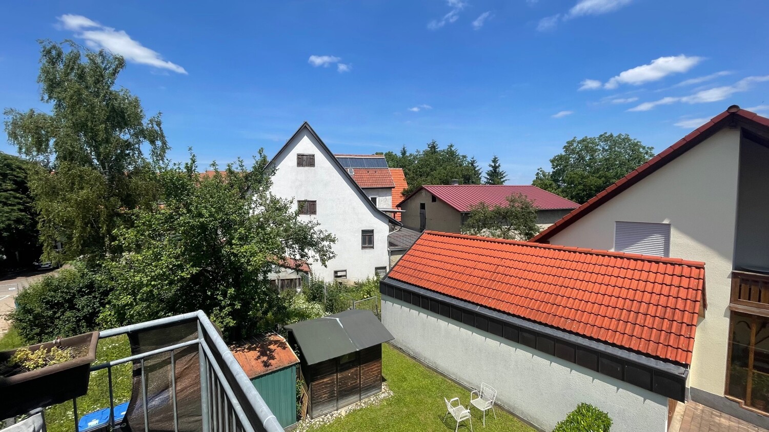 Ausblick vom Balkon