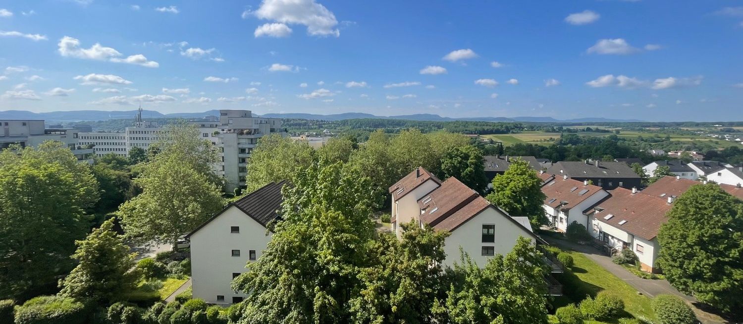 Ausblick vom Balkon