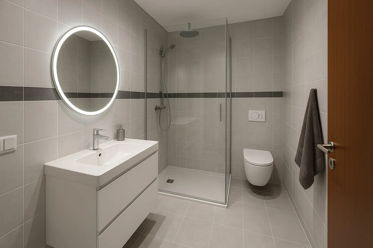 Badezimmer Wohnbeispiel