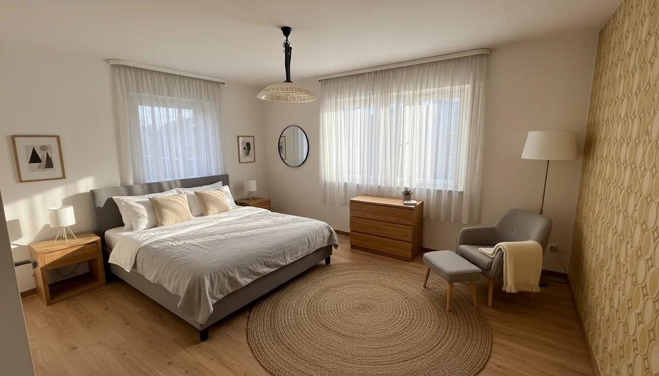 EG: Schlafzimmer Wohnbeispiel