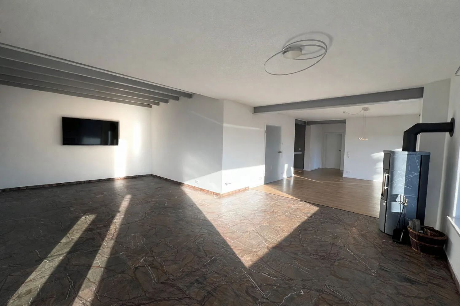 Wohnbereich mit Schwedenofen (EG)