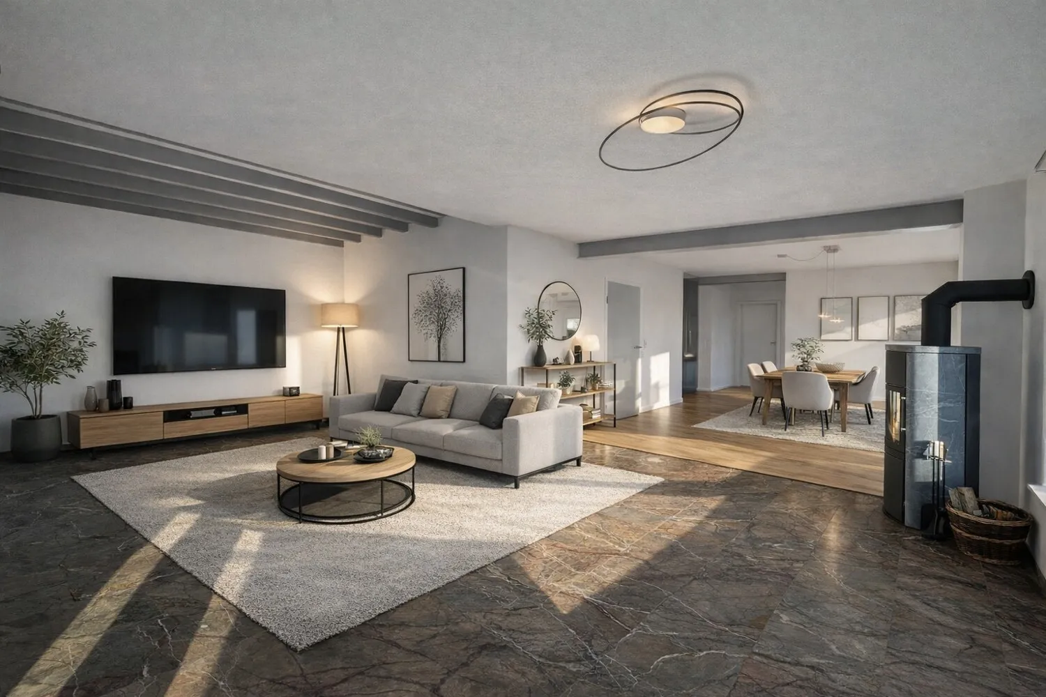 Wohnzimmer - Wohnbeispiel