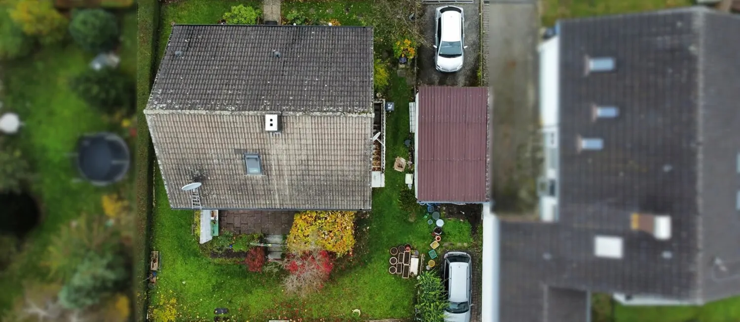 Luftbild - Grundstück von oben