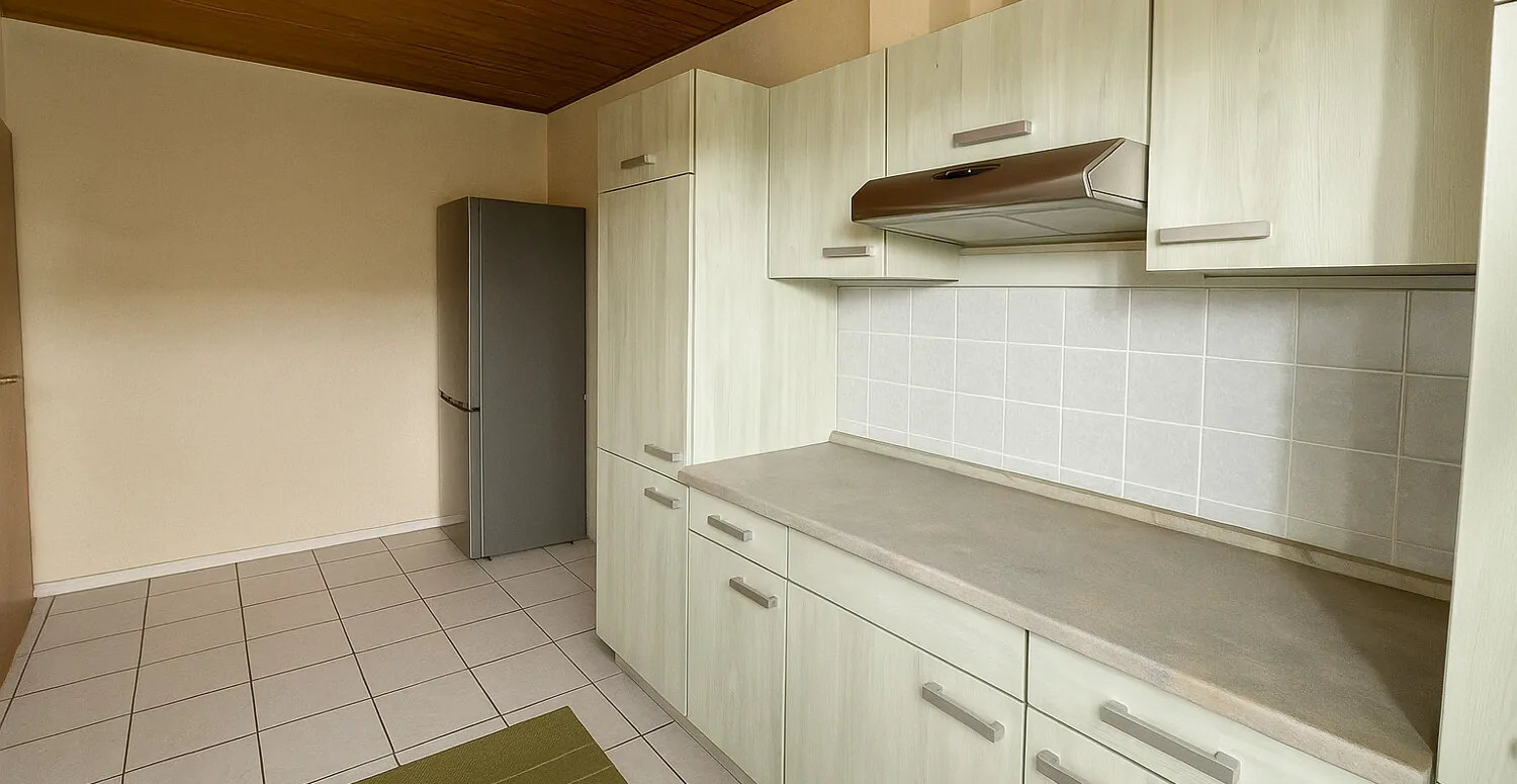 Küche mit KI geleert