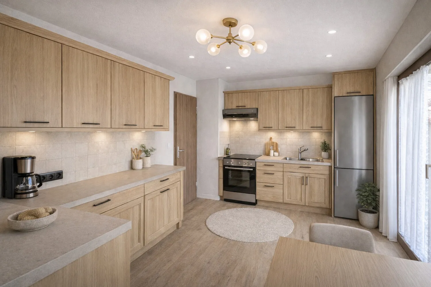 OG: Küche - Wohnbeispiel