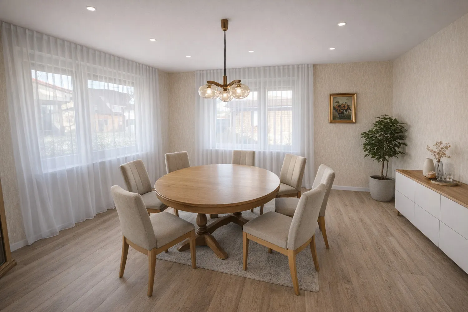 EG: Esszimmer - Wohnbeispiel