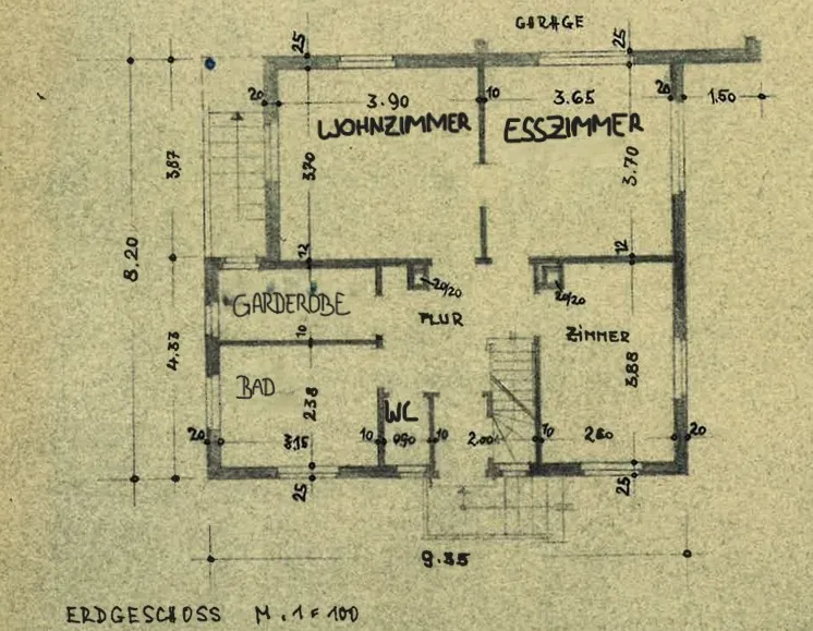 Grundriss EG aktuell