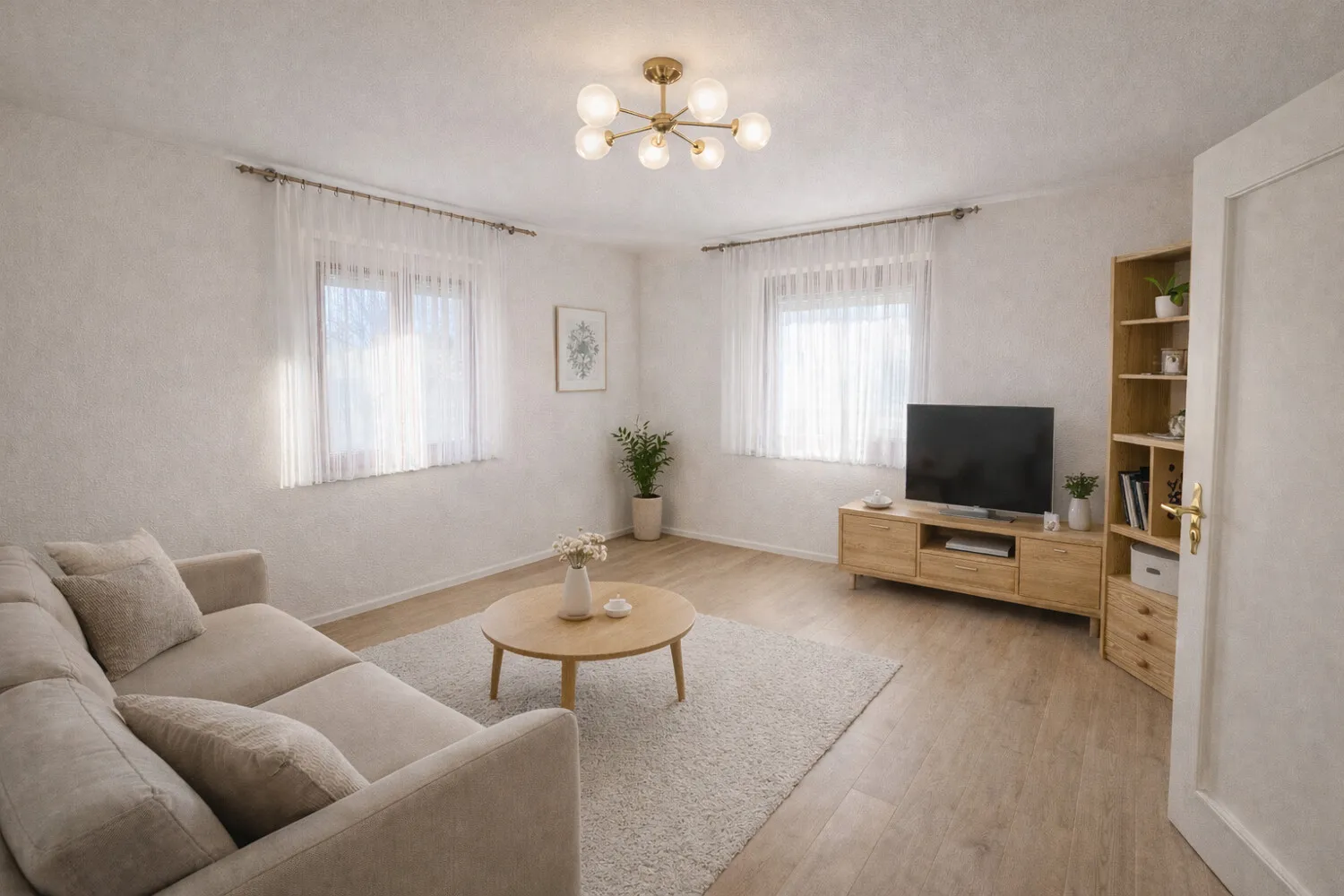 EG: Wohnzimmer - Wohnbeispiel