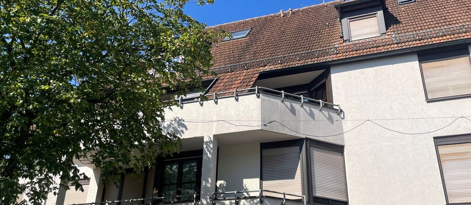 Blick zur Loggia