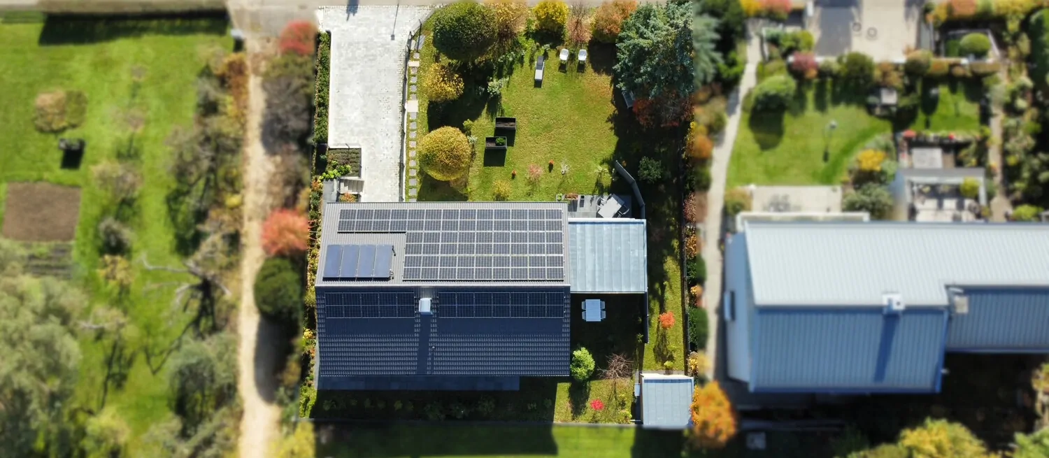 Luftbild - Grundstück von oben