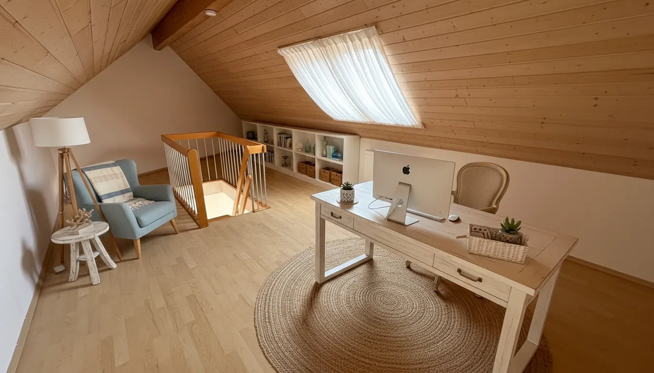 Ausgebaute Bühne - Wohnbeispiel