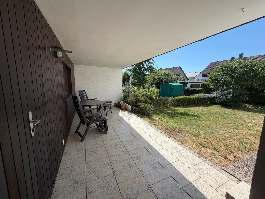 überdachte Terrasse