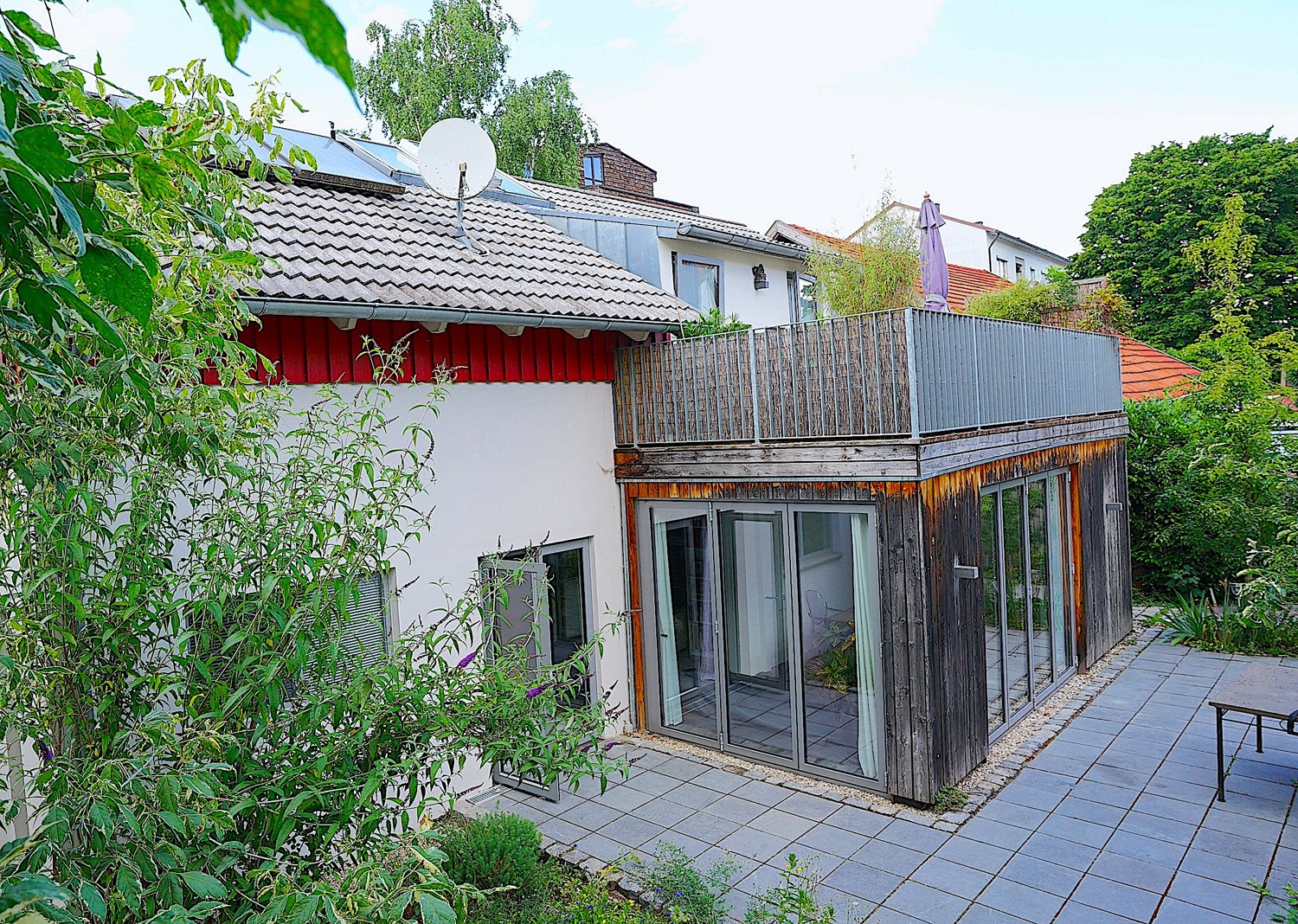 Ansicht Wintergarten:dachterrasse