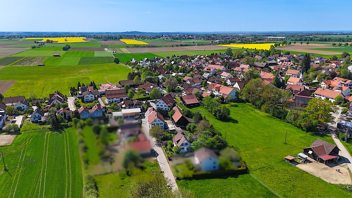 Luftbild Dorf