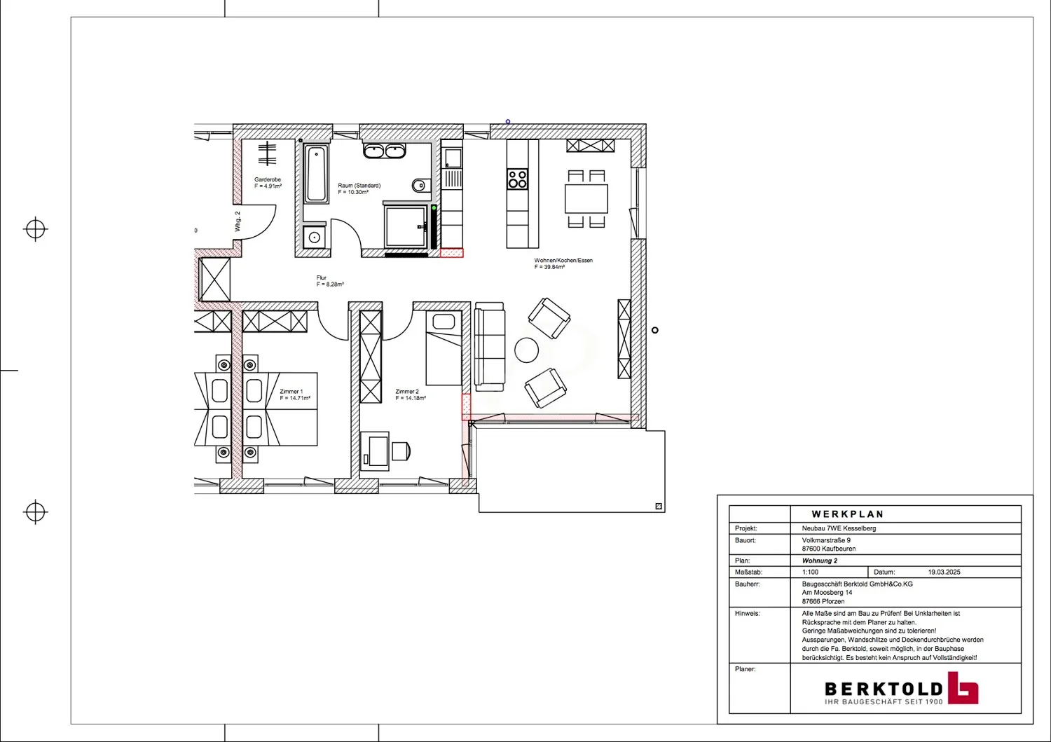 Grundriss 7 WE Volkmarstr Wohnung 2_EG