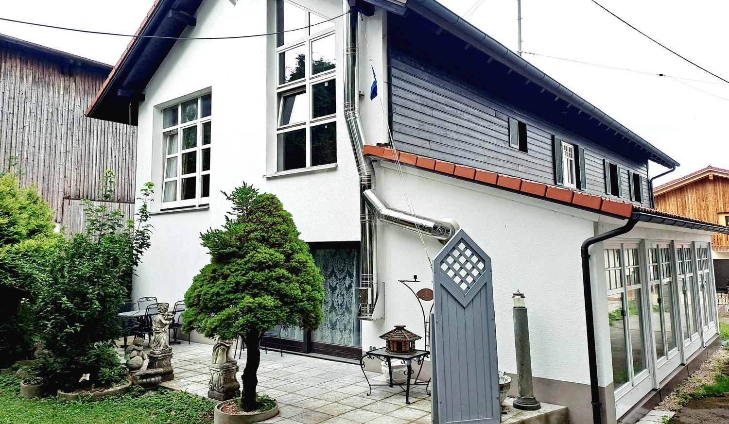 Aussenansicht EG Terrrasse
