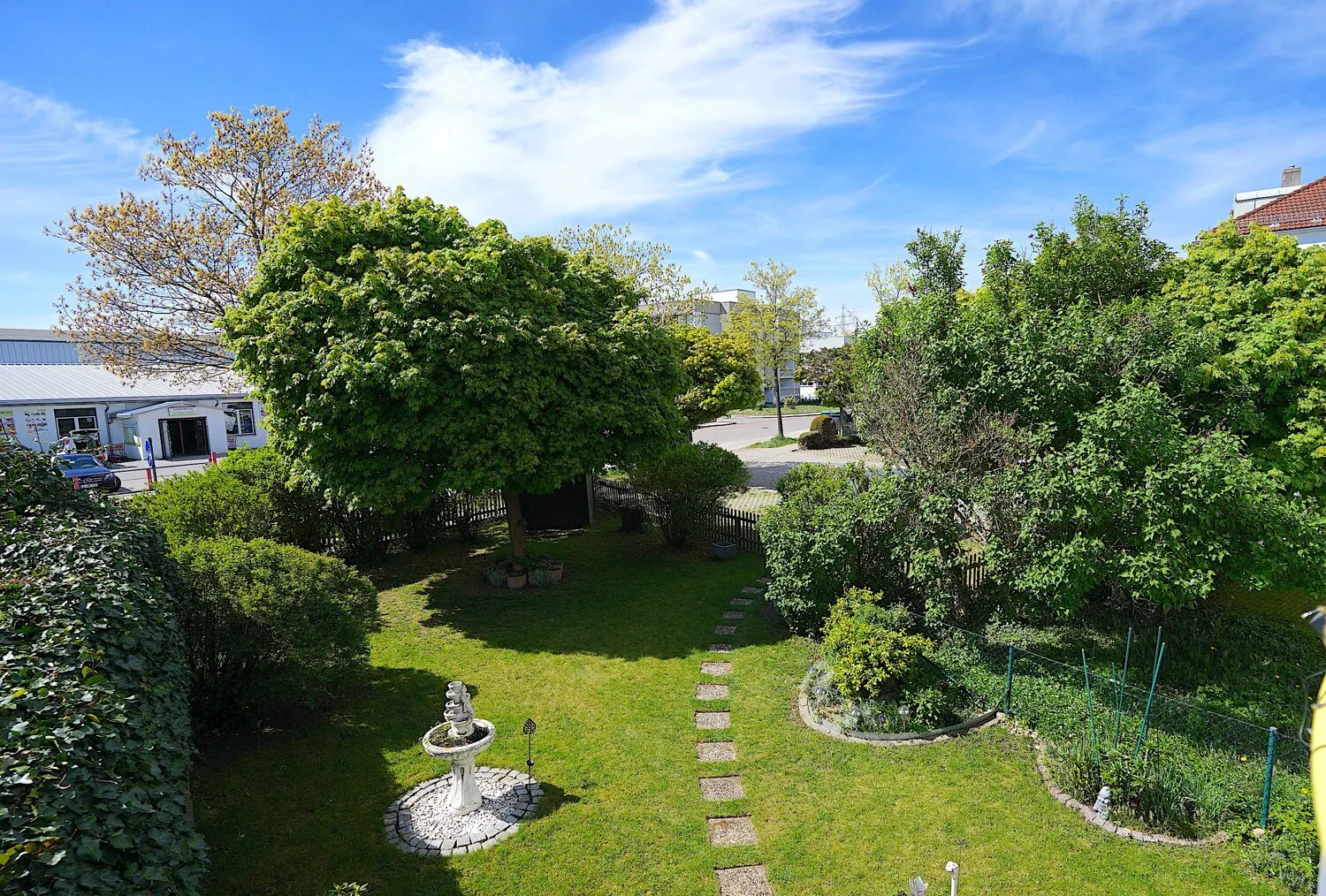Aussicht vom Balkon