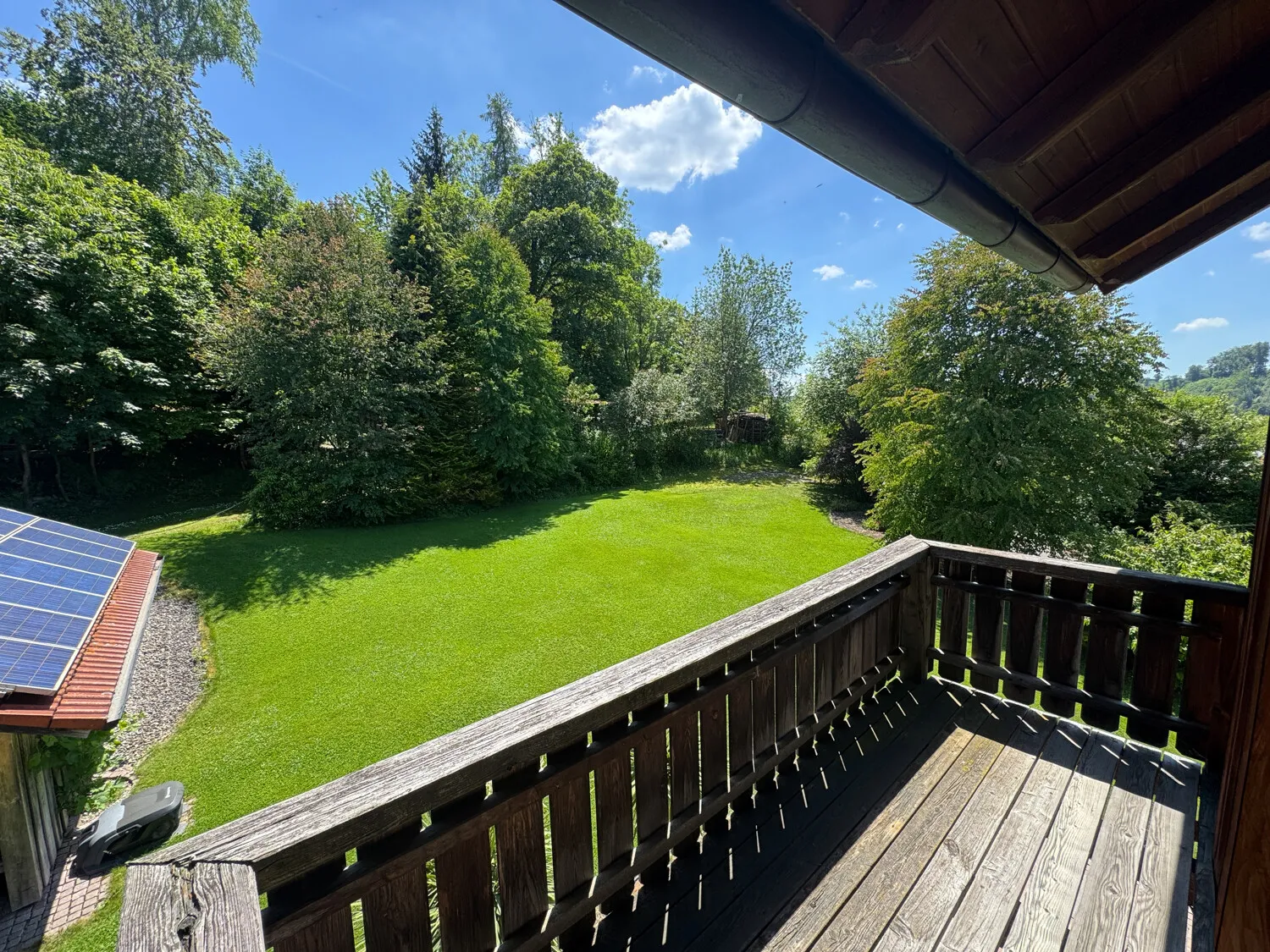 Südaussicht vom Elternschlafzimmer