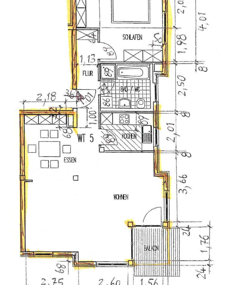 Grundriss Wohnung