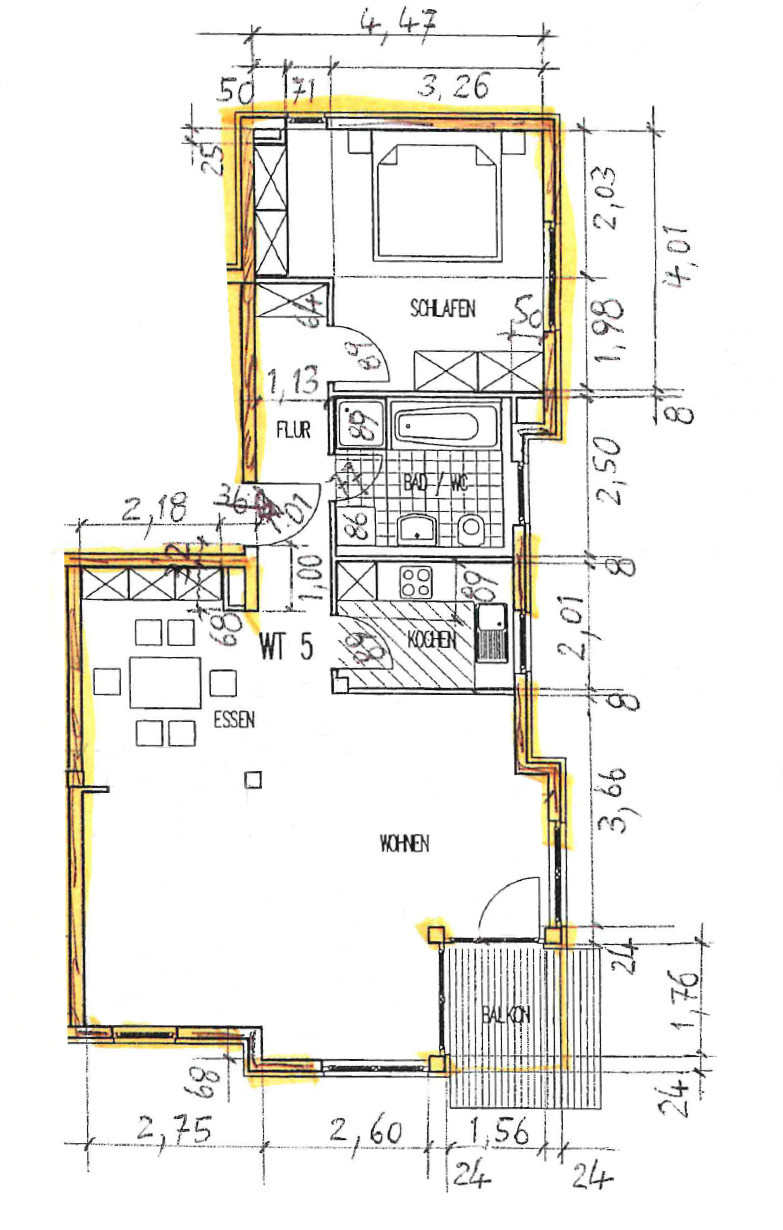 Grundriss Wohnung