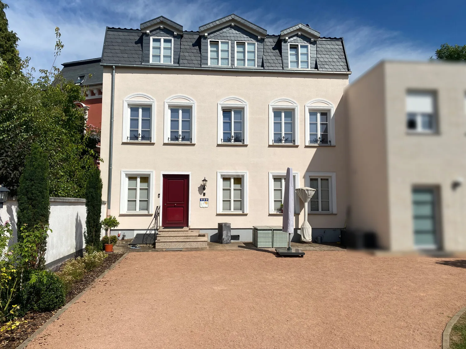 Frontansicht der Immobilie "Remise am Glacis"