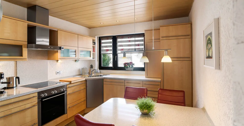 Integrierte Küche mit Siemensgeräten