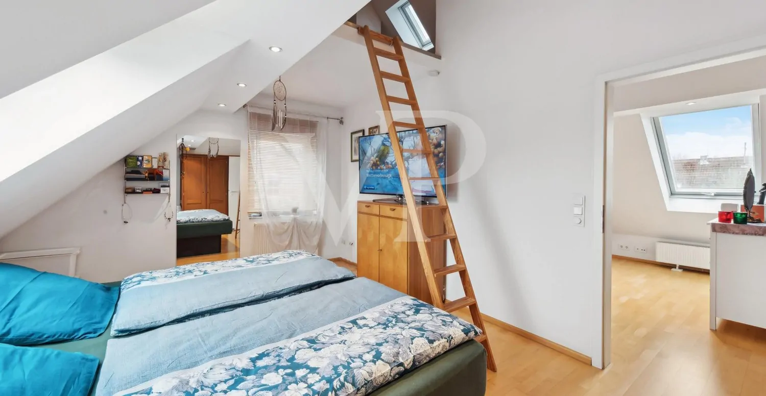 Schlafzimmer im Dachgeschoss