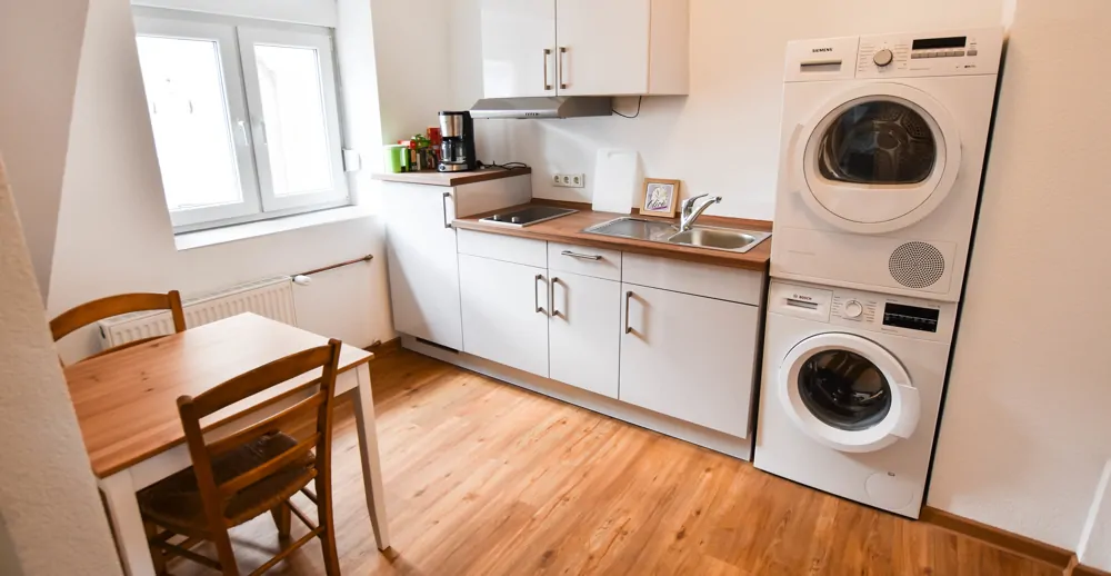 Helle Küche im 2.Obergeschoss