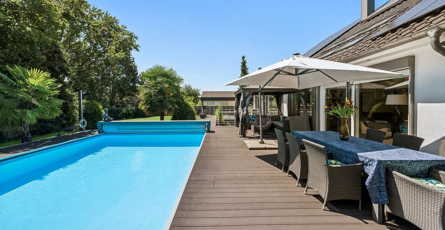 Uneinsehbarer Gartenbereich für maximale Privatsphäre