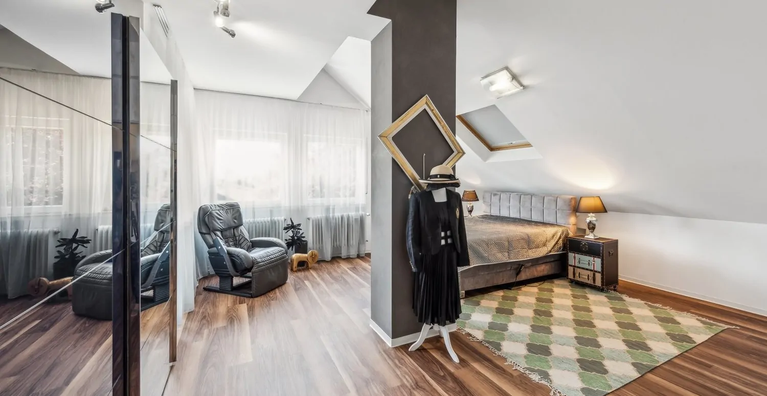 Weiteres Schlafzimmer im Obergeschoss