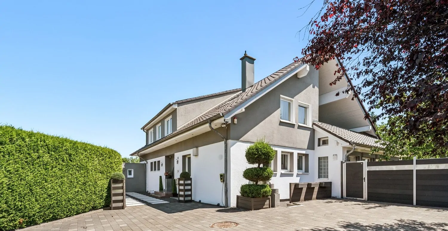 Stilvolle Fassadengestaltung - Mehrere Stellplätze